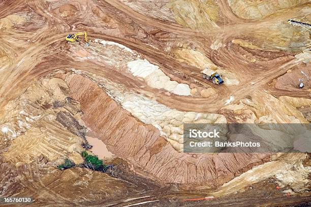 Foto de Wisconsin Frac Areia Explorações Mineiras Vista Aérea e mais fotos de stock de Areia