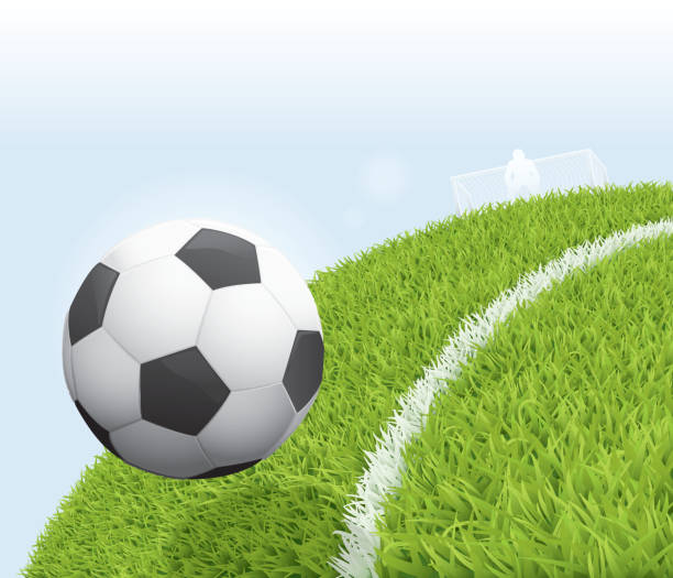 Football / Soccer background vector art illustration