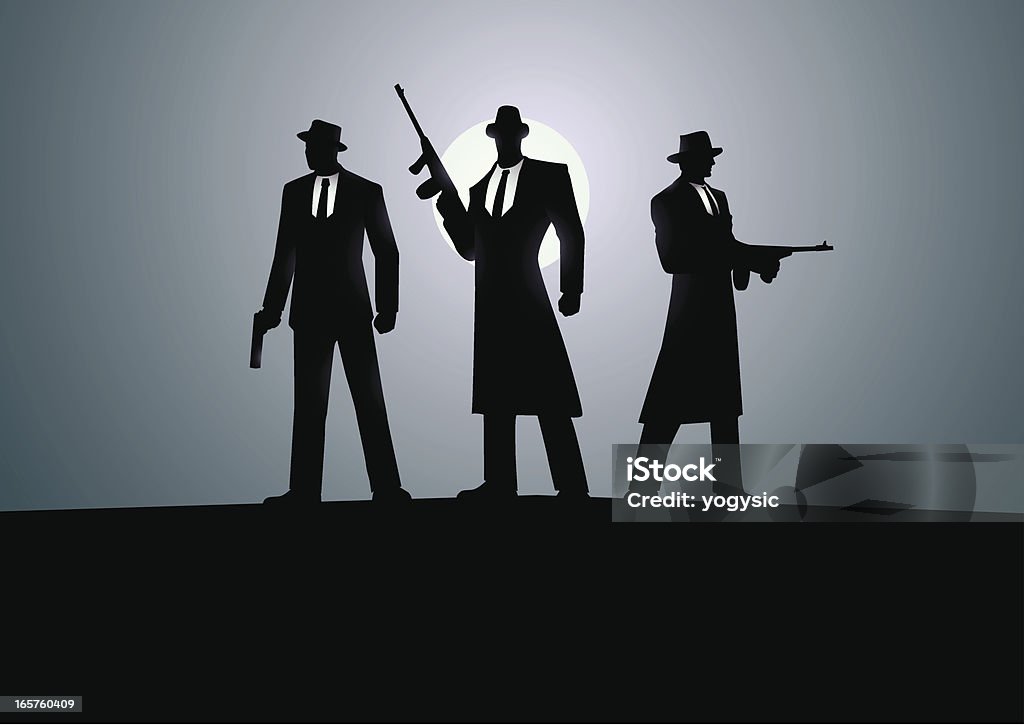 Tres Mafias - arte vectorial de Crimen organizado libre de derechos