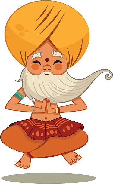 Vector illustration of The Guru