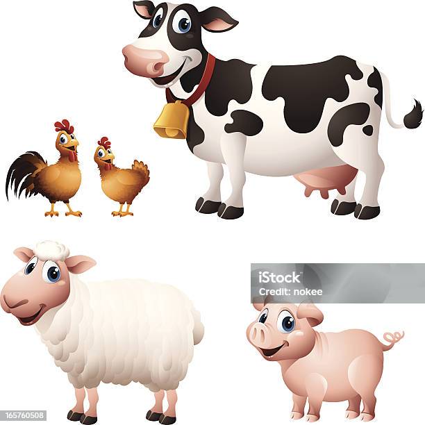 カットイラストグラフィックの鶏肉牛や豚羊 - 牝牛のベクターアート素材や画像を多数ご用意 - 牝牛, マンガ, ヒツジ