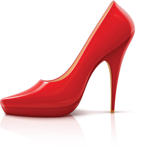 3,600+ Red High Heel Shoes Stock Illustrations, Royalty-Free Vector ...