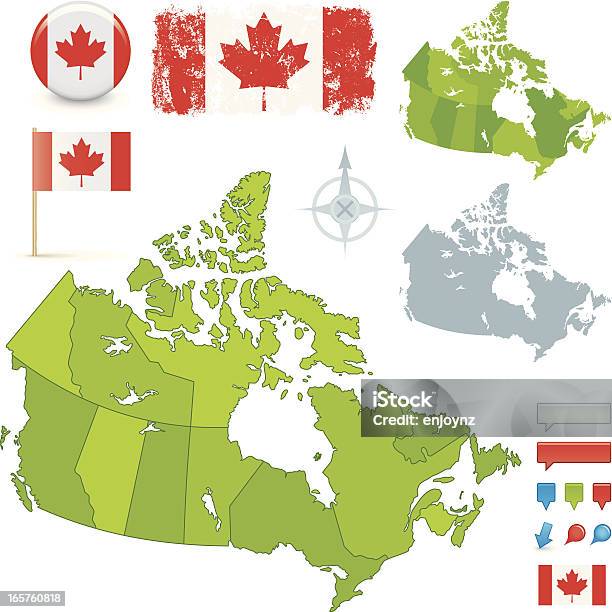 In Kanada Stock Vektor Art und mehr Bilder von Ahornblatt - Ahornblatt, Britisch-Kolumbien, Flagge