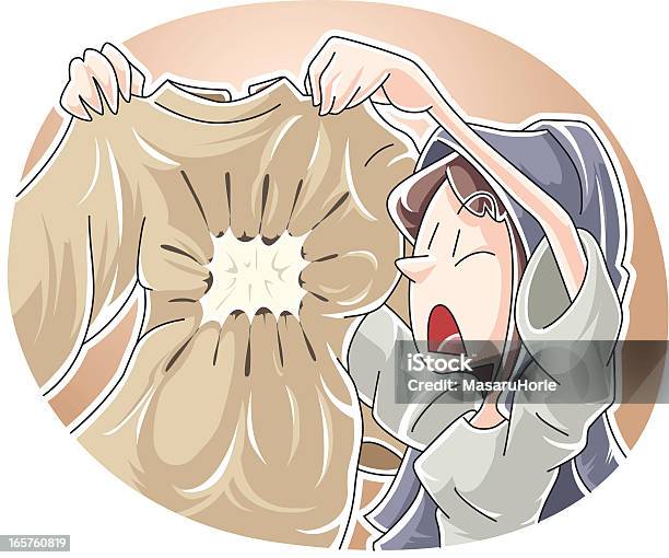 New Cloth To Patch Stock Illustration - Download Image Now - Allegory Painting, Bible, Cartoon