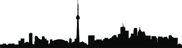 Toronto Skyline Toronto Skyline toronto stock illustrations