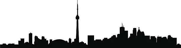 Vector illustration of Toronto Skyline