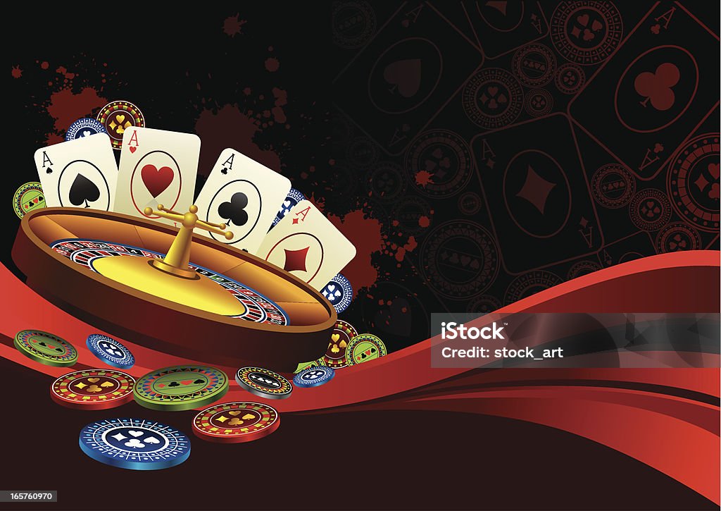 Fundo de casino - Royalty-free Casino arte vetorial