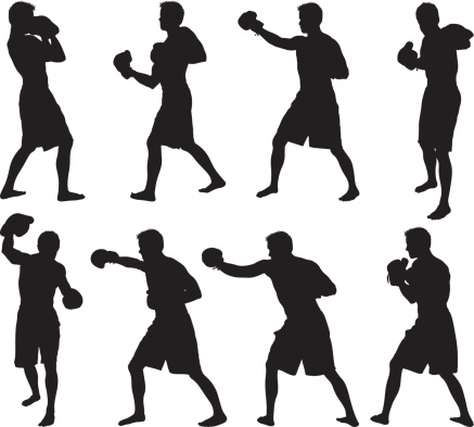 Multiple images of silhouette boxerhttp://www.twodozendesign.info/i/1.png