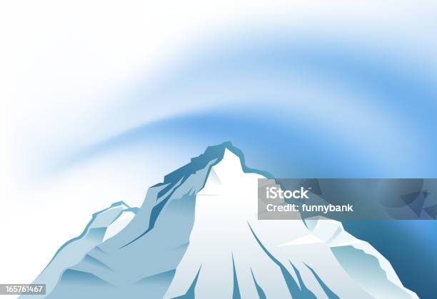 Blank Neige Éternelle Vecteurs libres de droits et plus d'images vectorielles de Alpes européennes - Alpes européennes, Alpinisme, Asie