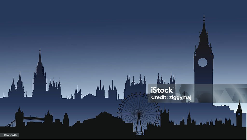 London Skyline - Векторная графика Англия роялти-фри