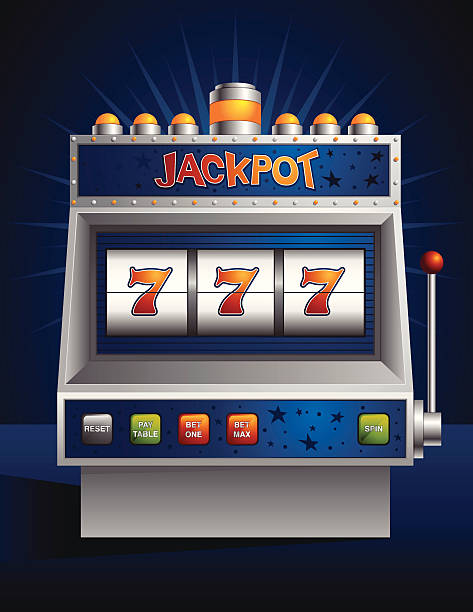 수상 투입구 발행기 - slot machine illustrations stock illustrations