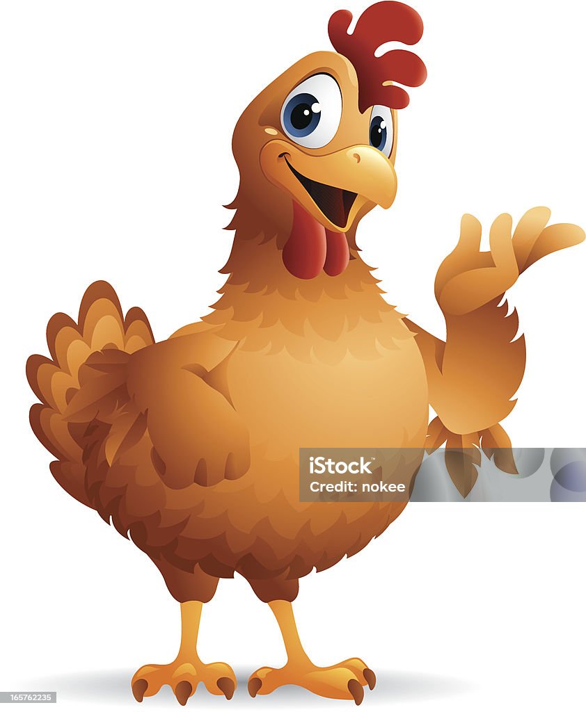 Chicken Stock Illustration - Download Image Now - Chicken - Bird, Cartoon,  Happiness - iStock