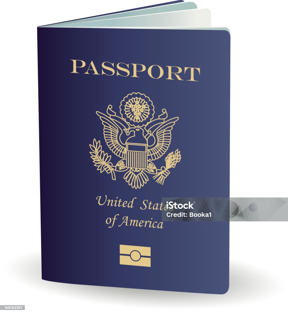 米国のパスポート - パスポートのロイヤリティフリーベクトルアート