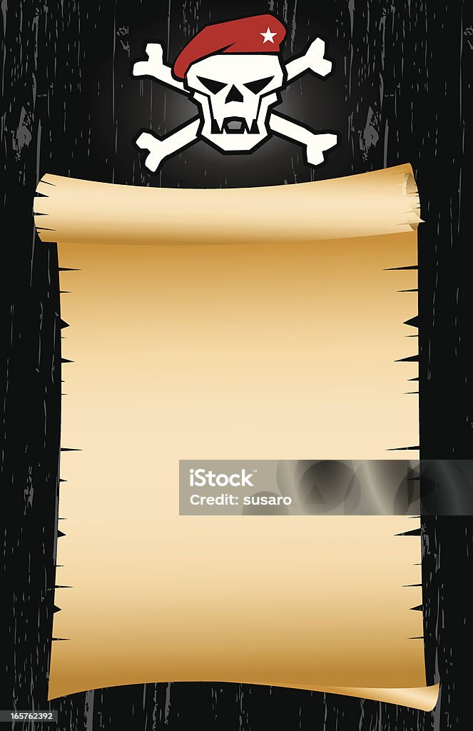 Blank de pirates carte Art - clipart vectoriel de Déchiré libre de droits