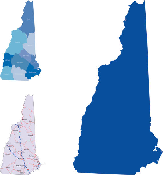 ilustrações, clipart, desenhos animados e ícones de new hampshire - new hampshire