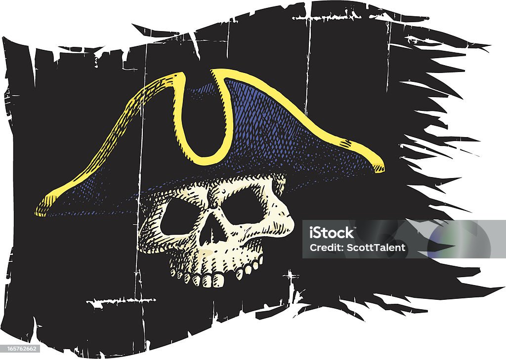 Piratenflagge - Lizenzfrei Seeräuber Vektorgrafik