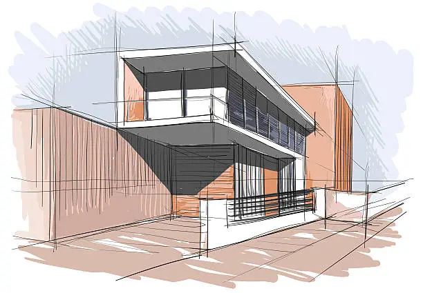 Vector illustration of architecture