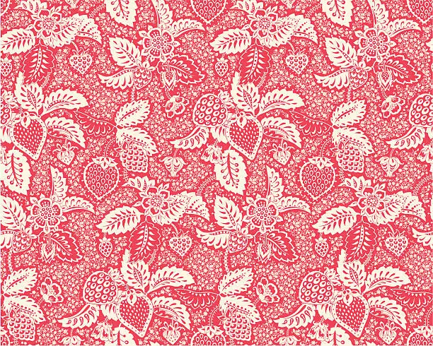 Vector illustration of Strawberry lace