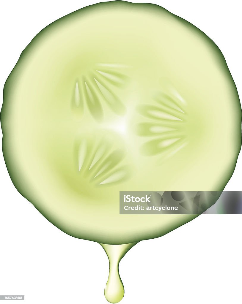 Pepino - arte vectorial de Agua libre de derechos