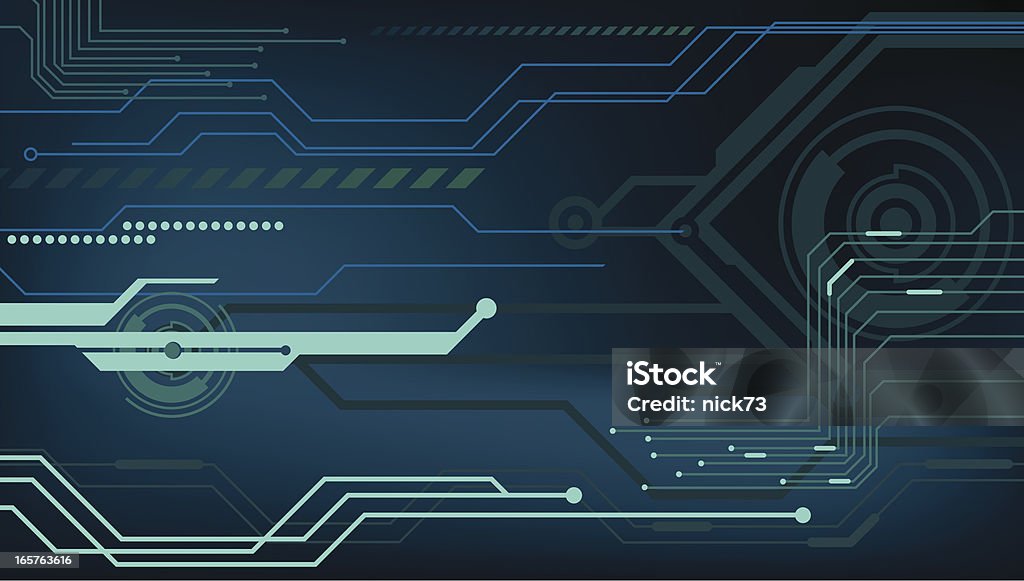 High tech background with blue hues Illustration of beautiful High-tech Background, all elements is individual objects, used simple gradient colors, No transparencies. Hi res jpeg included. User can edit easily, Please view my profile. Futuristic stock vector