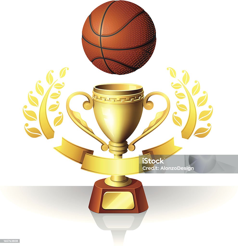 Coupe de Basketball - clipart vectoriel de Gagner libre de droits