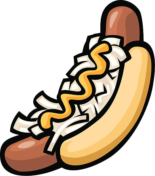 illustrazioni stock, clip art, cartoni animati e icone di tendenza di bratwurst - meat bratwurst sausage sauerkraut