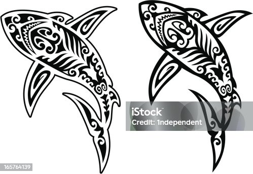istock Tribal Shark 165764139