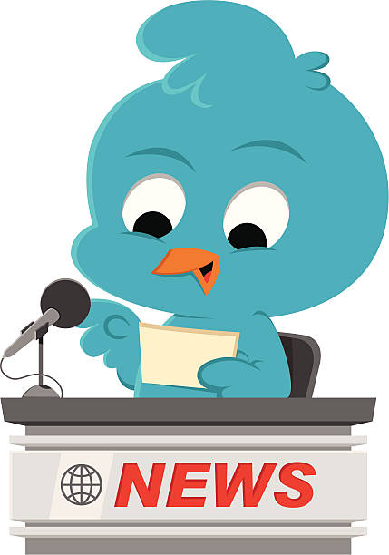 bluebirds последние новости - announcement message the media television bird stock illustrations