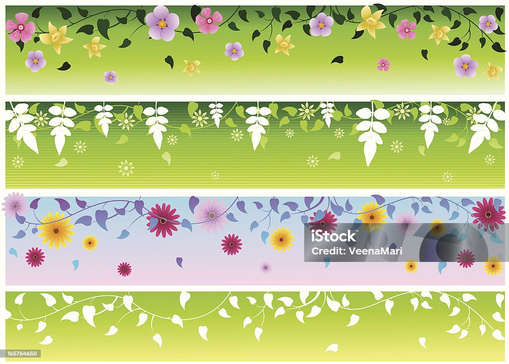 Spring Banner Back Spring Banner Stock Illustration - Download Image Now - Abstract ...