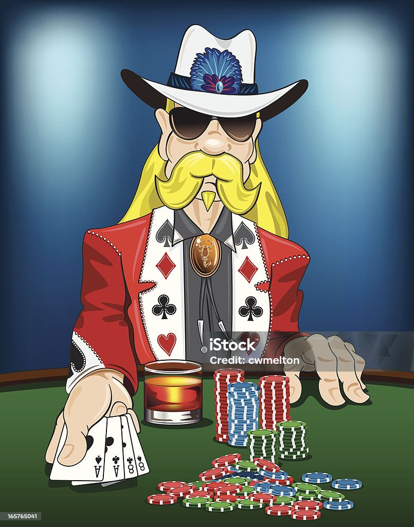 Mans main morte - clipart vectoriel de Casino libre de droits