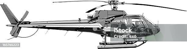 Detailed Helicopter Illustration Stock Illustration - Download Image Now - Aerospace Industry, Air Vehicle, Apache Helicopter