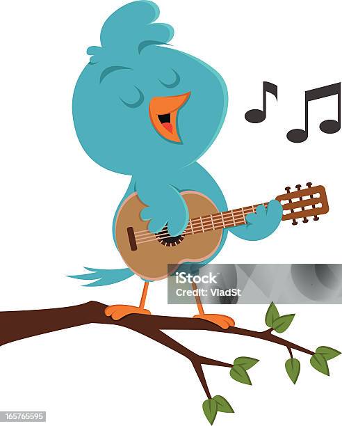 Bluebirds Song Vecteurs libres de droits et plus d'images vectorielles de Oiseau - Oiseau, Arts Culture et Spectacles, Chanter