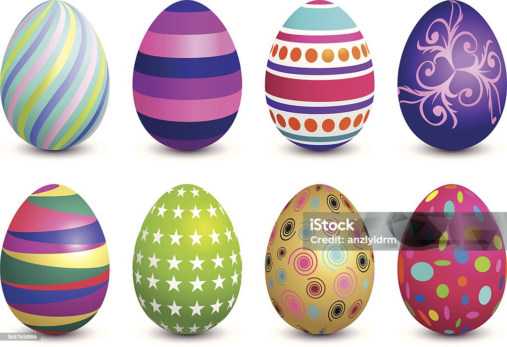 Wielkanoc jajka - Grafika wektorowa royalty-free (Pisanka)