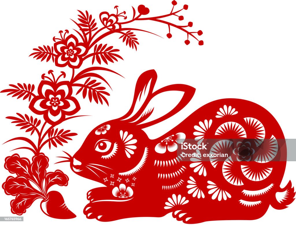 Año de los conejos - arte vectorial de Conejo - Animal libre de derechos