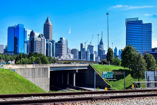 Atlanta’s cityscape includes Midtown Atlanta, Atlantic Station, and Downtown Atlanta
