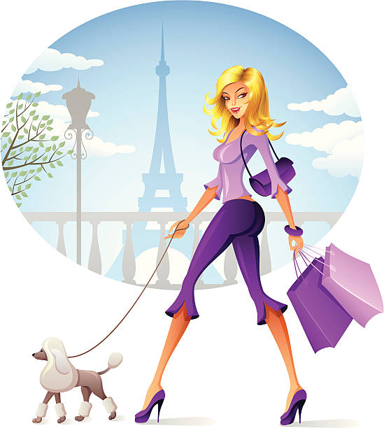 160+ Blonde Girl Dog Stock Illustrations, Royalty-Free Vector Graphics ...