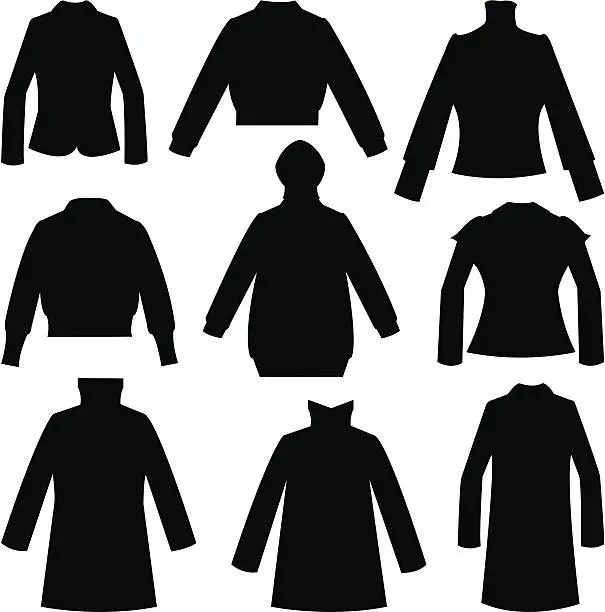 Vector illustration of jackets