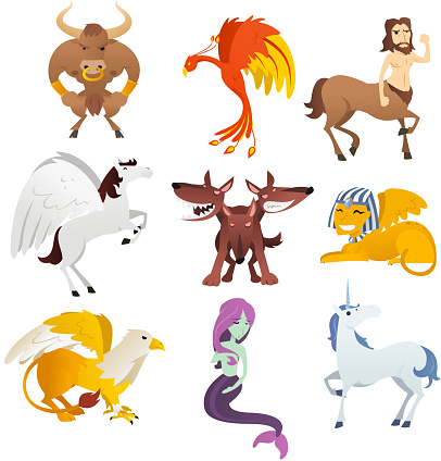 Nine Mythological and mythical Creatures