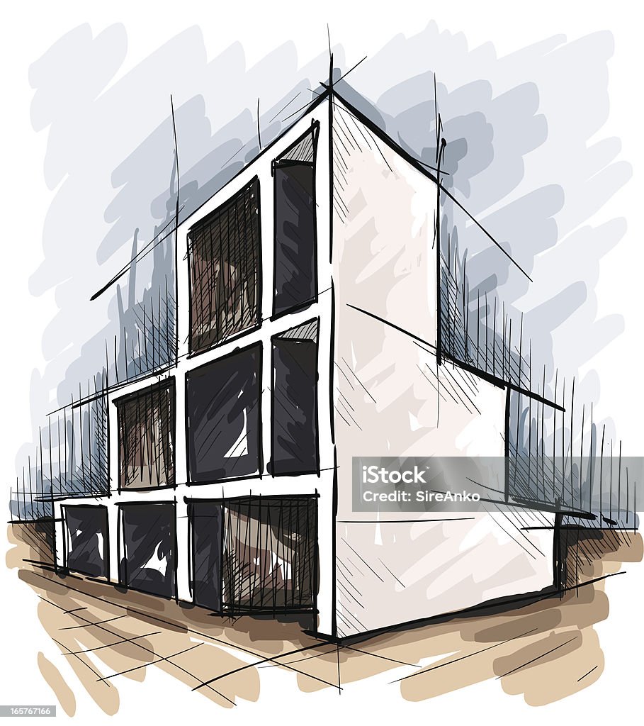 architecture Vector illustration of the architectural design. Activity stock vector
