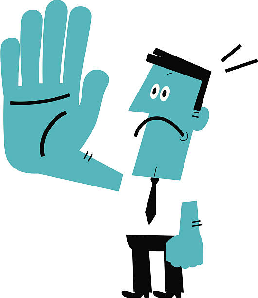 Man Making Stop Gesture Vector illustration – Man Making Stop Gesture!  single word no stock illustrations