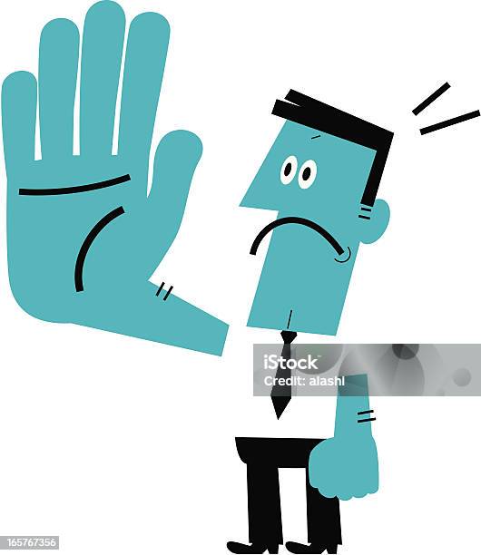 Man Making Stop Gesture Stock Illustration - Download Image Now - Stop Gesture, Stop - Single Word, Rebellion