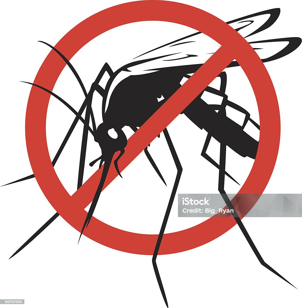 Nr mosquitos - Grafika wektorowa royalty-free (Komar)