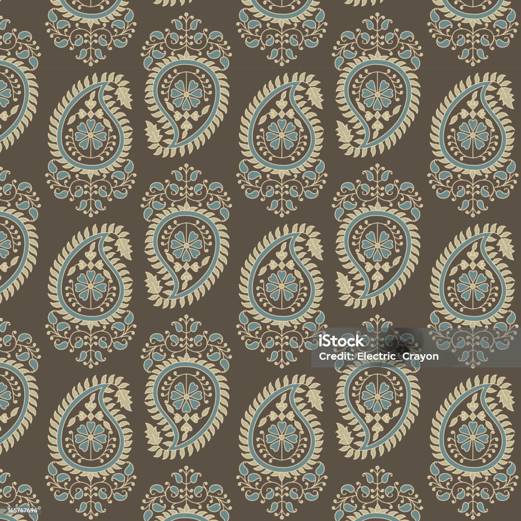 Paisley motif sans couture. - clipart vectoriel de Abstrait libre de droits