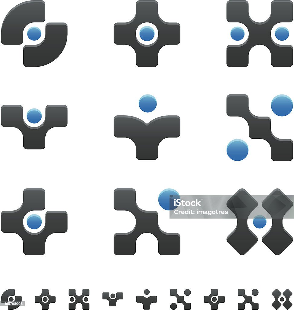 Design Elements - Abstract Vol 1 Graphic Design Elements Illustration Set. Abstract stock vector