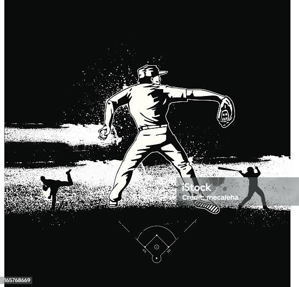 Ilustración de Grunge Diseño De Béisbol y más Vectores Libres de Derechos de Deporte - Deporte, Movimiento borroso, Atleta - Papel social