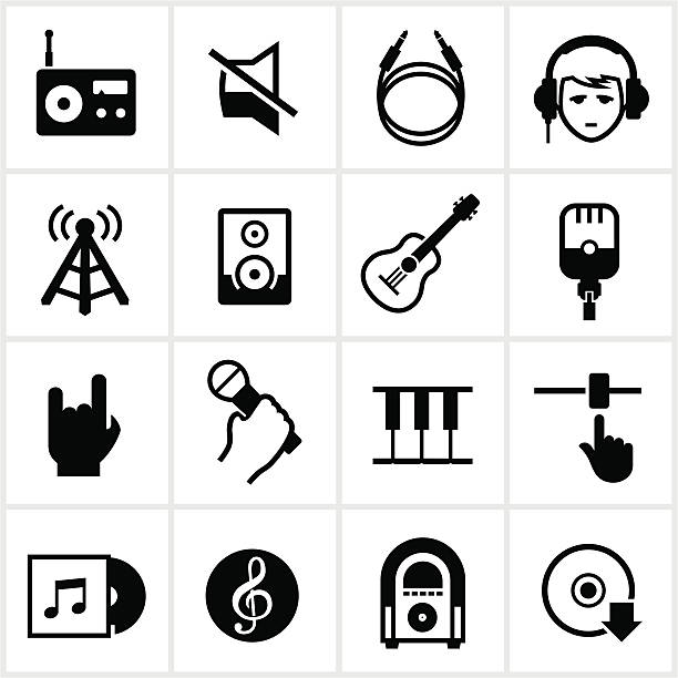 musik-symbole - jukebox icon stock-grafiken, -clipart, -cartoons und -symbole