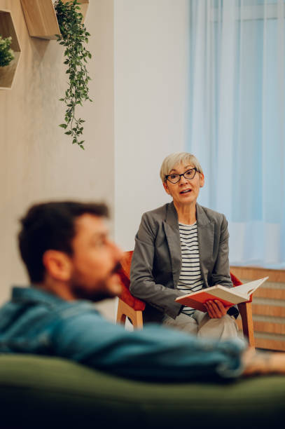 istock A psychotherapist is sitting with a client in the office. 1657715645