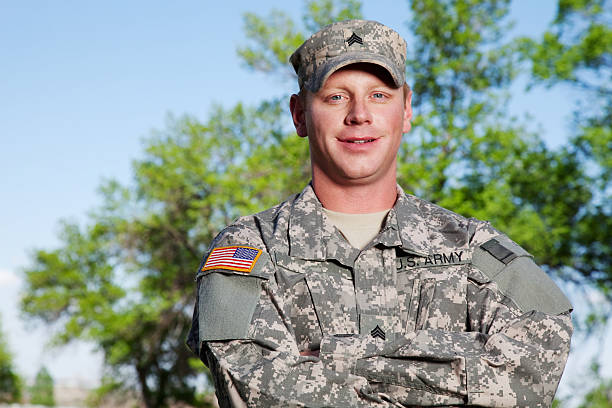 istock American Soldier Series: Young Sergeant Outdoor 165779312