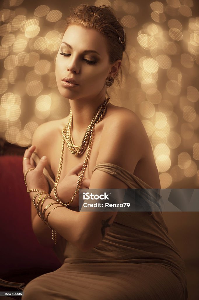 Golden de beleza - Foto de stock de 20 Anos royalty-free