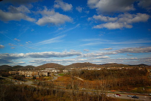 View of eastern Franklin, Tennessee during daytime